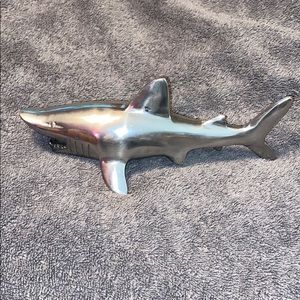 8” Metal Shark Statue Sculpture